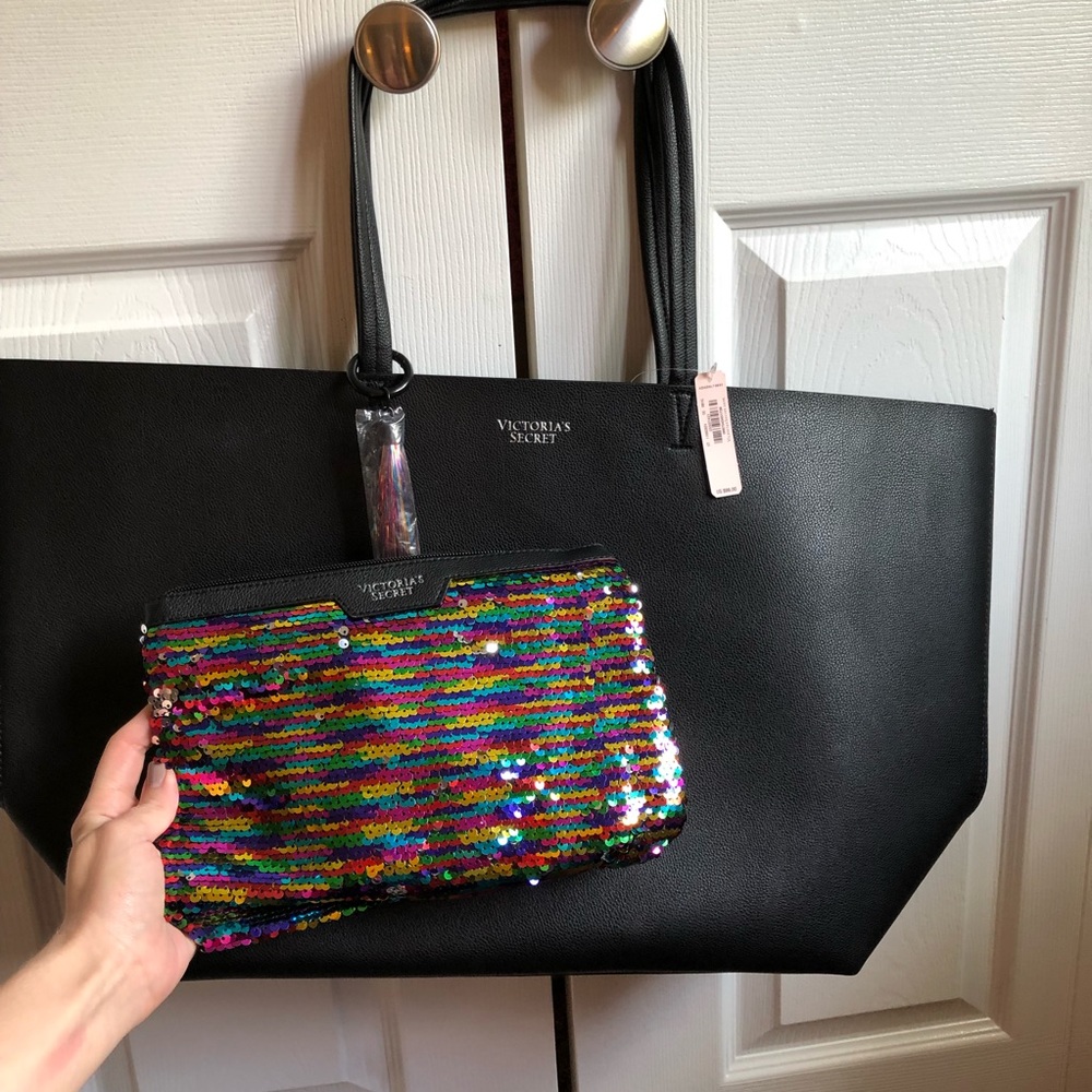 XL Black Victoria’s Secret Tote